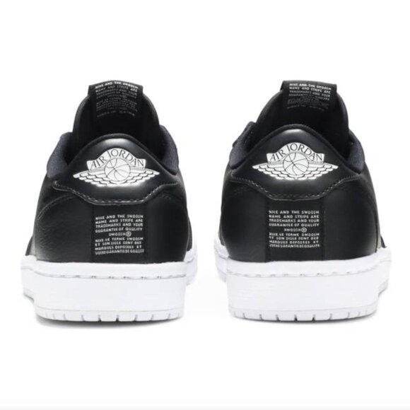 NEW NIKE AIR JORDAN RETRO 1 LOW SLIP-on Women Sneakers Shoes WHITE size 6.5 - Picture 3 of 4